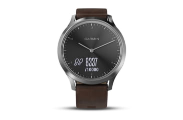 Image of Garmin Vivomove HR, ENG, Premium, Black/Silver, Large, 010-01850-14