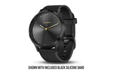 Image of Garmin Vivomove HR, ENG, Premium, Black/Tan, One Size, 010-01850-10