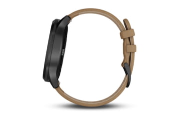 Image of Garmin Vivomove HR, ENG, Premium, Black/Tan, One Size, 010-01850-10