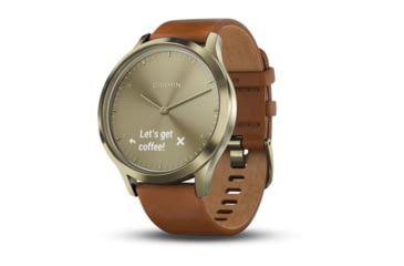 Image of Garmin Vivomove HR, ENG, Premium, Gold/Gold, Small/Medium, 010-01850-15