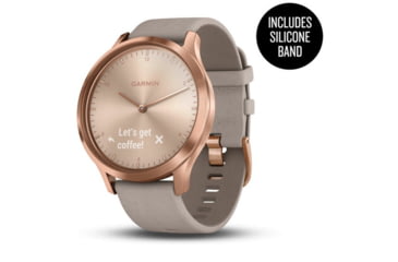 Image of Garmin Vivomove HR, ENG, Premium, Rose Gold/Gray, One Size, 010-01850-19