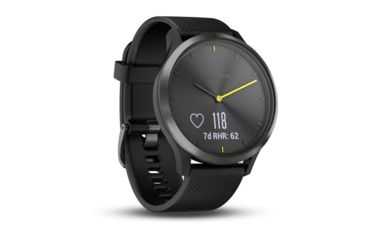 Image of Garmin Vivomove HR, ENG, Sport, Black/Black, Large 010-01850-11