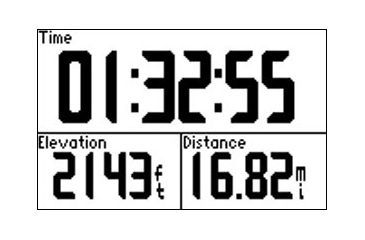 Image of Garmin Forerunner 310XT Display