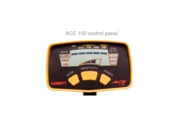 Image of Garrett ACE 150 Metal Detector Control Panel