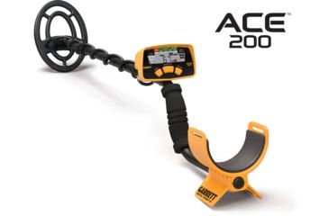 Image of Garrett Ace 200, 6.5x9 in, Black/Yellow, Medium 1141070