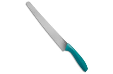 Image of Gatco By Bear &amp; Son Gatco 14.25 Bread Kitchen Knife, 10.25in, 440, Teal Handle, Teal/Gray, 14.25 inch, BHQ-211979