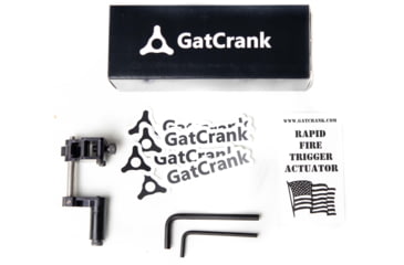 Image of EDEMO GatCrank Turbo Trigger Actuator for AR-15, AK-47 and 10/22 Rifles, Black, GCT101, EDEMO3