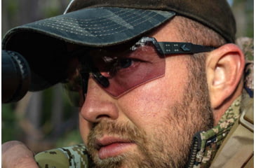 Image of Gatorz Blastshield Sunglasses, Black Logo, Black Frame, Ballistic Shooting Day - Low Light Array Lens, 841235126369