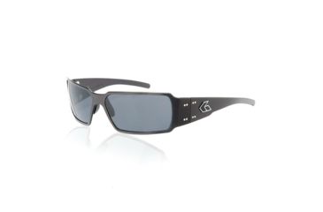 Image of Gatorz Boxster Single Vision Prescription Sunglasses, Black Frame, BOXBLK01SV