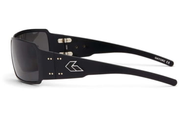Image of Gatorz Boxster Sunglasses, Black Frame, Grey Polarized Lens BOXBLK01P