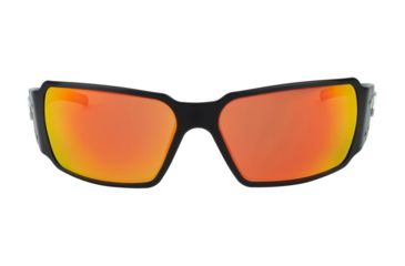 Image of Gatorz Boxster Sunglasses, Black Frame, Sunburst Mirror Polarized Lens, BOXBLK13P