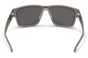 Image of Gatorz Delta M4 Sunglasses, Gun Metal Frame, Smoke Polarized Lens, Matte Black Plug, GZ-05-111