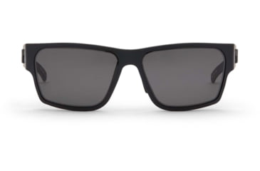 Image of Gatorz Delta M4 Sunglasses, Matte Black Frame, Smoke Polarized Lens, Matte Black Plug, GZ-05-011