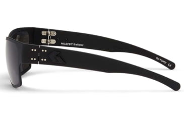 Image of Gatorz Delta Milspec Ballistic Glasses, Blackout Frame, Smoke w/Anti-Fog Lens, GZ-04-002