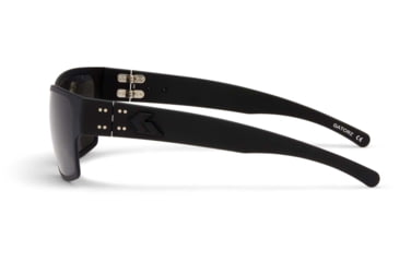 Image of Gatorz Delta Sunglasses, Matte Black Blackout Frame, Smoked Polarized Lens, GDELMTBLK01PMBP