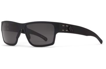 Image of Gatorz Delta Sunglasses, Matte Black Blackout Frame, Smoked Polarized Lens, GDELMTBLK01PMBP