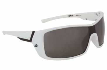 Image of Gatorz Kegmwh01Mwh Kegger Matte White Frame Grey Lens Sunglasses