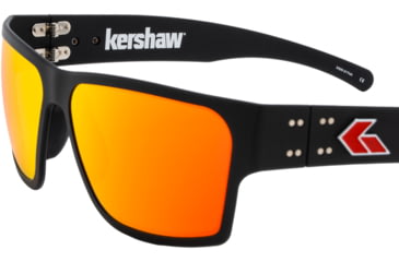 Image of Gatorz Kershaw Delta Sunglasses, Black Frame, Sunburst Lense, Black, Medium, 841235128226