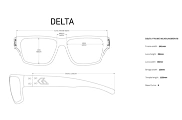 Image of Gatorz Kershaw Delta Sunglasses, Black Frame, Sunburst Lense, Black, Medium, 841235128226