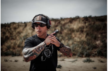 Image of Gatorz Mag Sunglasses, Black Frame, Gray Lens, GZ-01-001