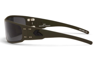 Image of Gatorz Magnum Milspec Ballistic Z87.1 Sunglasses, Cerakote OD Green Frame, Smoke w/Anti-Fog Lens, GZ-01-202