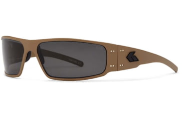 Image of Gatorz Magnum Milspec Ballistic Z87.1 Sunglasses, Cerakote Tan Frame, Smoke w/Anti-Fog Lens, GZ-01-302