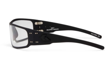Image of Gatorz Magnum Sunglasses, Milspec Ballistic, Z87.1 Black Frame, Clear Anti Fog Lens, GZ-01-003