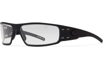 Image of Gatorz Magnum Sunglasses, Milspec Ballistic, Z87.1 Black Frame, Clear Anti Fog Lens, GZ-01-003