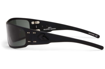 Image of Gatorz Magnum Sunglasses, Milspec Ballistic, Z87.1 Black Frame, Smoke Anti Fog Lens, GZ-01-002