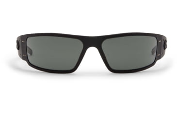 Image of Gatorz Magnum Sunglasses, Milspec Ballistic, Z87.1 Black Frame, Smoke Anti Fog Lens, GZ-01-002