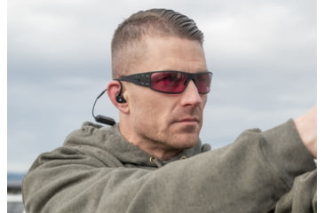 Image of Gatorz Magnum Sunglasses, Stealth Grafitti Frame with Black Logo, Smoke Polarized Lenses, GZ-01-523