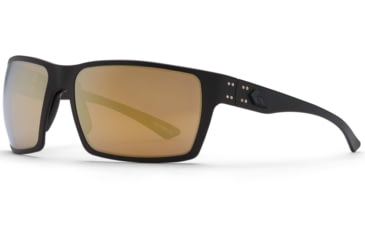 Image of Gatorz Marauder Glasses, Gold Mirror Polarized Lens, Black Cerakote, One Size, GZ-12-415