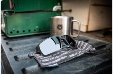 Image of Gatorz Marauder Glasses, MILSPEC Ballistic Z87.1 Smoke Lens w/Anti-Fog, Black Cerakote, One Size, GZ-12-401