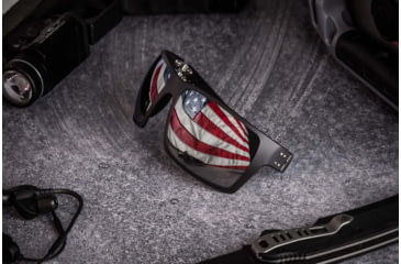 Image of Gatorz Marauder Glasses, MILSPEC Ballistic Z87.1 Smoke Lens w/Anti-Fog, Black Cerakote, One Size, GZ-12-401