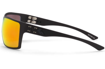 Image of Gatorz Marauder Glasses, Smoke Polarized Lens w/Sunburst Mirror, Black Cerakote, One Size, GZ-12-413