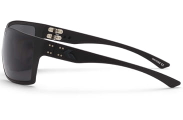 Image of Gatorz Marauder Sunglasses, Black, Digitally Optimized Polar w/ Black Logo, Cerakote Finish, GZ-12-409
