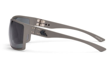 Image of Gatorz Marauder Sunglasses, Gunmetal Cerakote, Smoke Polar w/ Black Logo, Gunmetal, GZ-12-111