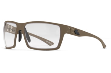 Image of Gatorz Marauder Sunglasses, Tan Cerakote, MILSPEC Ballistic Photochromic w/ Anti-Fog, w/ Black Logo, Tan, GZ-12-305