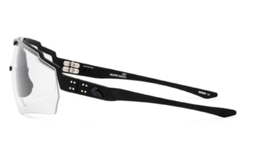 Image of Gatorz Milspec Ballistic Z87.1 Sunglasses, Black Cerakote Frame, Clear Lens, Blackout Logo, One Size, GZ-10-402