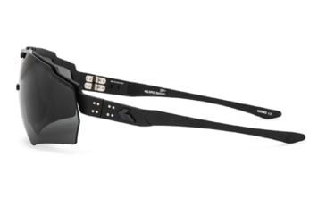 Image of Gatorz Milspec Ballistic Z87.1 Sunglasses, Black Cerakote Frame, Smoke Lens, Blackout Logo, One Size, GZ-10-401