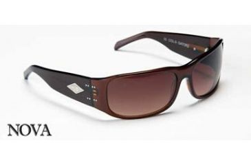 Image of Gatorz Nova, Brown Frame, Brown Gradient Lens