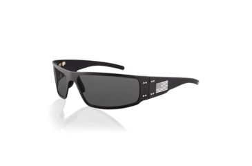 Image of Gatorz Patriot Magnum Bifocal Prescription Sunglasses, Black - Engraved Forward Facing Flag Frame, AM-MAGBLK01BI