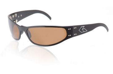Image of Gatorz Radiator Sunglasses, Black Frame, Brown Lens RADBLK03