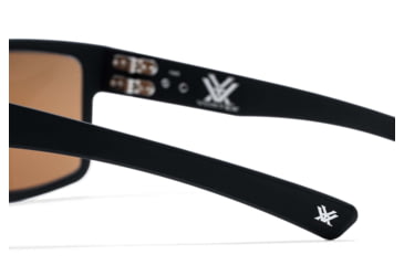 Image of Gatorz Rig Vortex Sunglasses, Black Frame, Brown High Contrast MilSpec Ballistic Optimized Polarized Lens with Anti-Reflective Coating, Black/Brown, Large, GZ-53-488