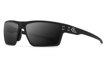 Image of Gatorz Sentix Glasses, Black/Silver Logo/Smoke, Medium, GZ-18-430