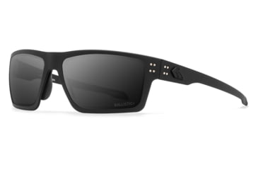 Image of Gatorz Sentix Glasses, Smoke w/ Anti-Fog, Black/Matte Black Logo, Medium, GZ-18-401
