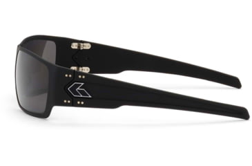 Image of Gatorz Specter Sunglasses, Black, Smoke w/ Silver Logo, Black, GZ-08-031