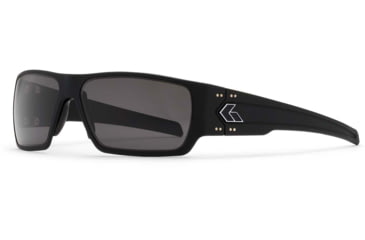 Image of Gatorz Specter Sunglasses, Black, Smoke w/ Silver Logo, Black, GZ-08-031