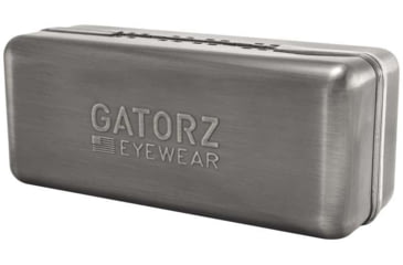 Image of Gatorz Specter Sunglasses, Cerakote Black Frame, Brown Polarized w/Silver Mirror Lens, GZ-08-422