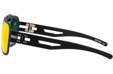 Image of Gatorz Stark Sunglasses, Blackout Frame, Smoke Polarized w/Sunburst Mirror Lens, GZ-06-014